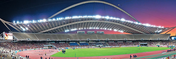 Олимпийский стадион "Спирос Луис" в Афинах