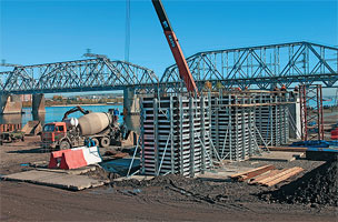 Строительство 4го автодорожного моста через Енисей
