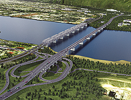 Проект четвертого моста через Енисей и дорожных развязок