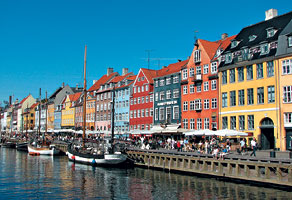 Набережная в Копенгагене (Дания)