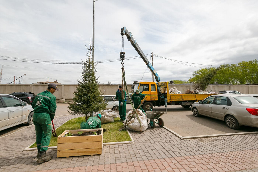 благоустройство двора новостройки