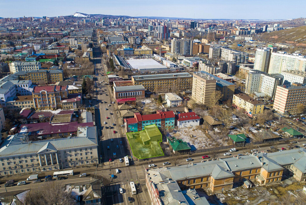 Угол улицы Ленина и Вейнбаума в Красноярске может быть застроен