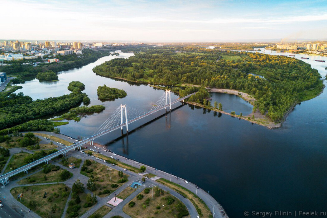 Фото Красноярска с высоты