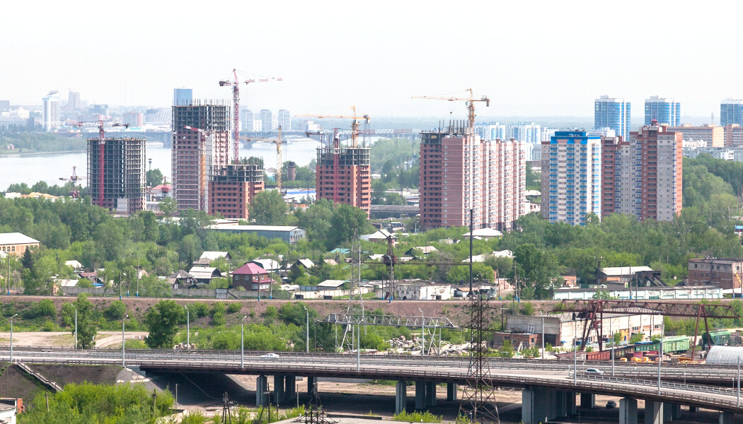 Строительство съезда с 4 моста на Пашенный