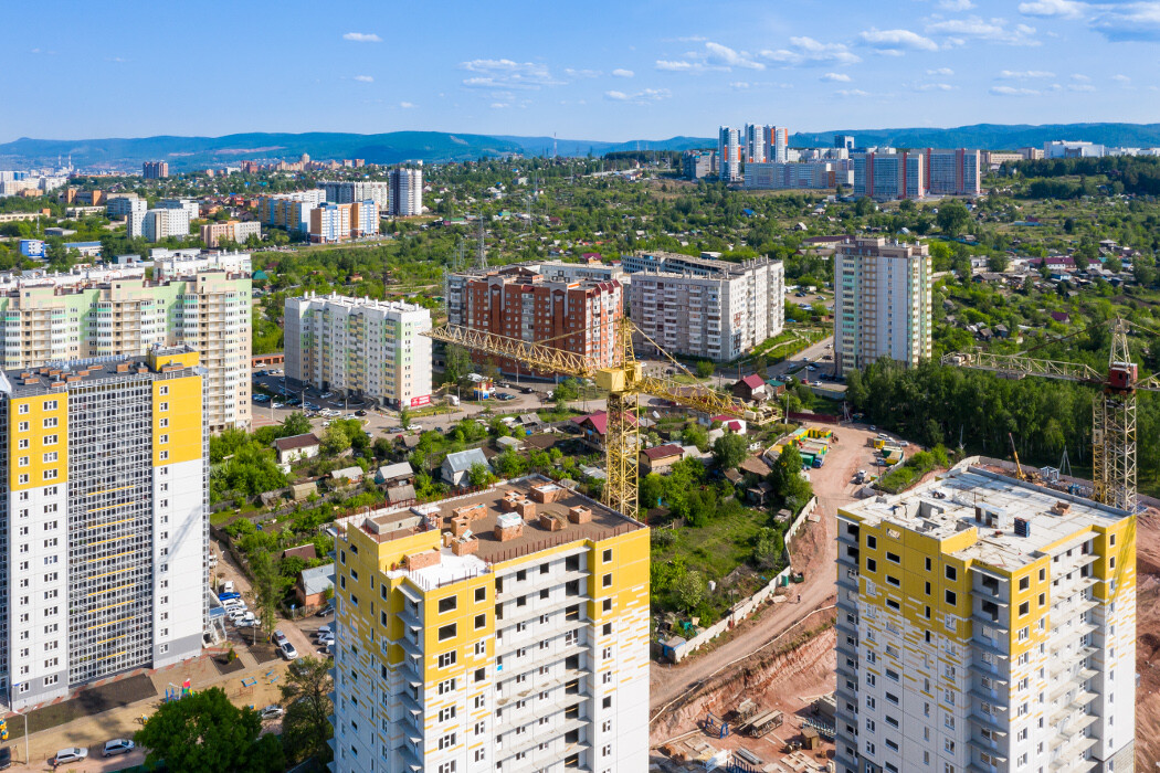 Застройка садов в Октябрьском районе