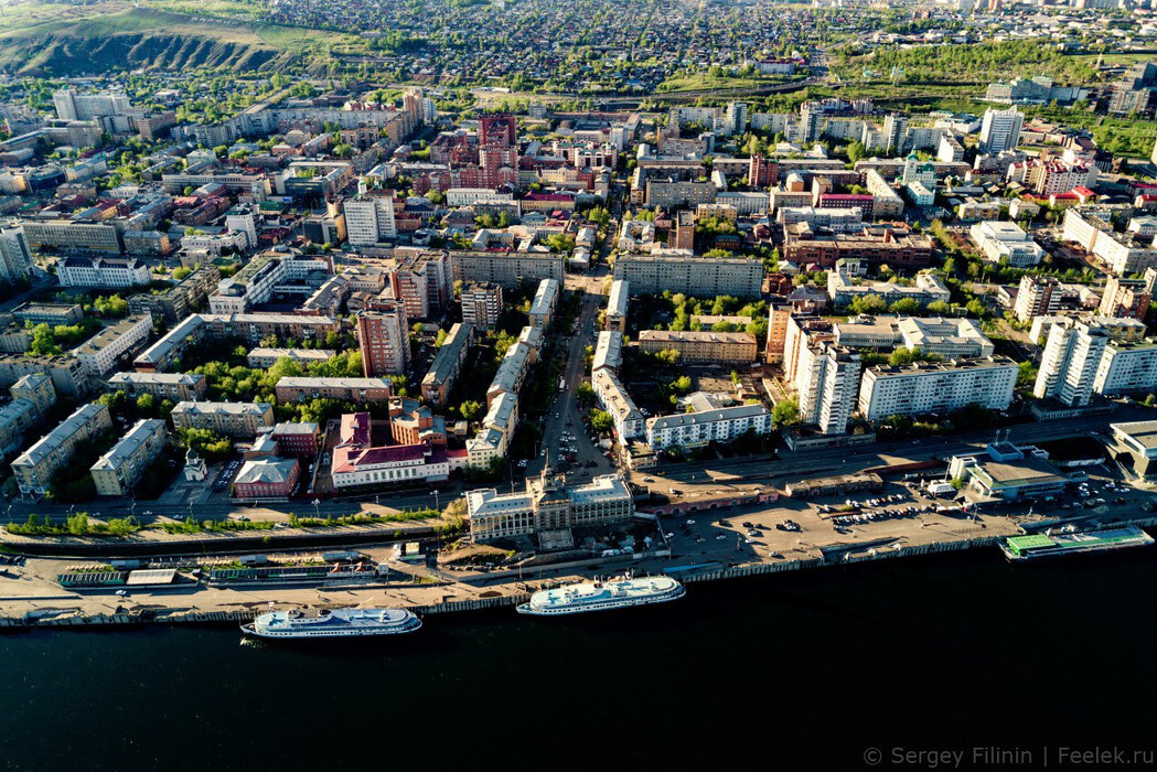 Фото Красноярска с высоты