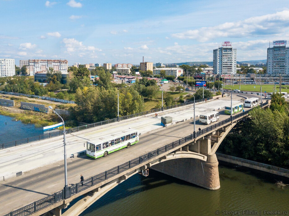 Фото Красноярска с высоты