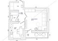 Вавиловский, 1 этап дом 14: Планировка 1-комнатной квартиры 41,03 кв.м