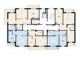 Курчатова, дом 6 строение 1: 1 блок-секция. Планировка 3-12 этажей