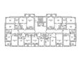 Парковый, блок-секция 1, 2: Блок-секция 3. Планировка типового этажа