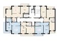 Курчатова, дом 6 строение 1: 1 блок-секция. Планировка 13-17 этажей