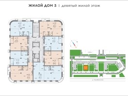 Продается 2-комнатная квартира ЖК СОЮЗ PRIORITY, дом 3, 59.33  м², 10115765 рублей