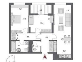Продается 3-комнатная квартира ЖК Дом Нобель, 73  м², 14850000 рублей