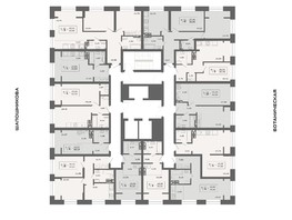 Продается 2-комнатная квартира ЖК Ньютон, корпус 1, 45.96  м², 6710000 рублей