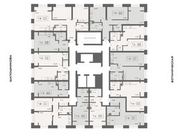Продается 2-комнатная квартира ЖК Ньютон, корпус 1, 47.83  м², 6910000 рублей