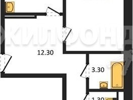 Продается 2-комнатная квартира Аквамарин, 58.61  м², 6100000 рублей