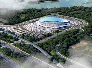 Ледовый дворец в Новосибирске к концу 2020 года построят на 50%