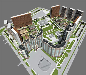 проект нового общественно-деловго центра Красноярска