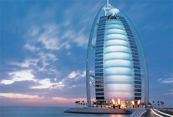 гостиница "Burj al Arab", она же "Парус" 