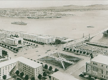 Такой виделась главная городская площадь архитекторам в середине 50-х годов XIX века (макет)