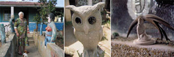 скульптуры дома совы