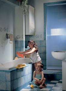 Дети в ванной