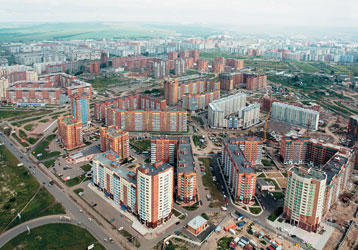 Строительство микрорайона "Иннокентьевский" в 2009 году