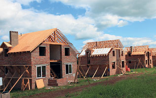 Строительство домов в коттеджном городке "Видный"