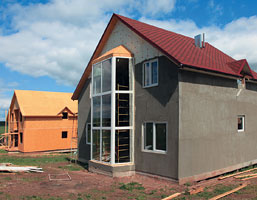 Строительство домов в коттеджном городке "Видный"