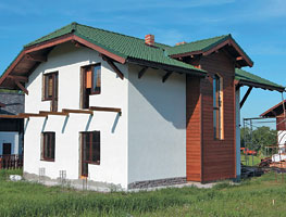 Строительстов домов в поселке "Шамони"