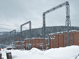 Электростанция в Ергаках