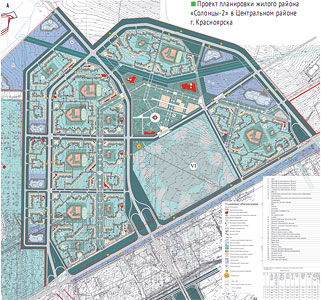 Проект планировки жилогорайона Солонцы-2