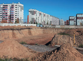 Строительство подземной автостоянки