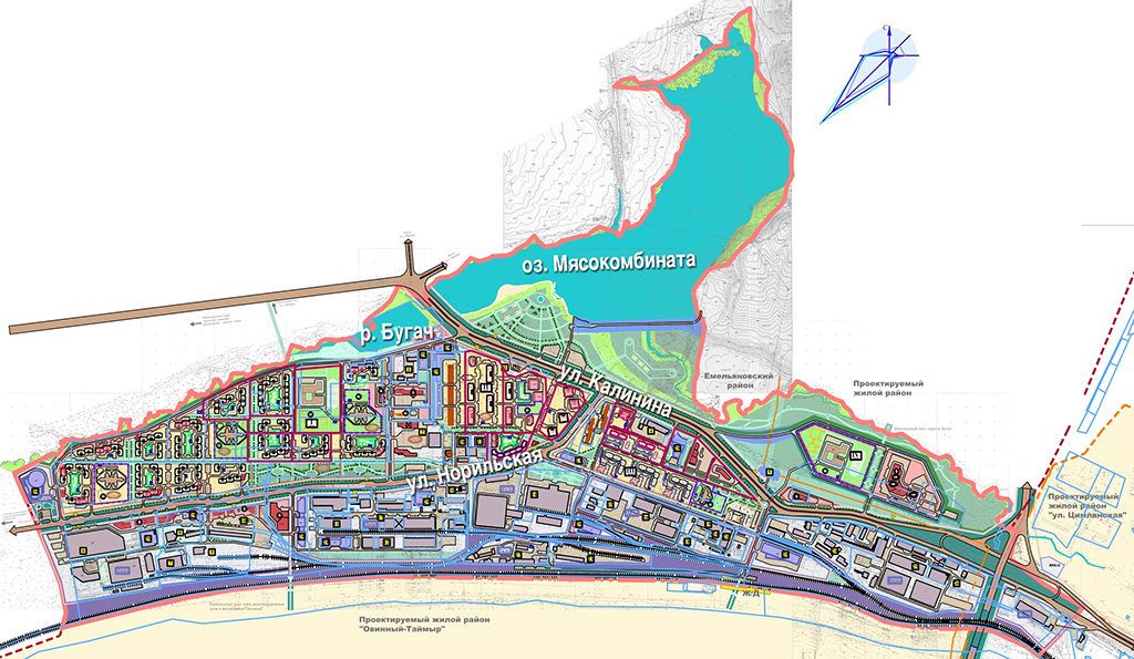 План застройки красноярска до 2033 года на карте в высоком разрешении
